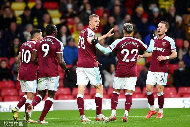 西汉姆联击败强敌，实现反弹